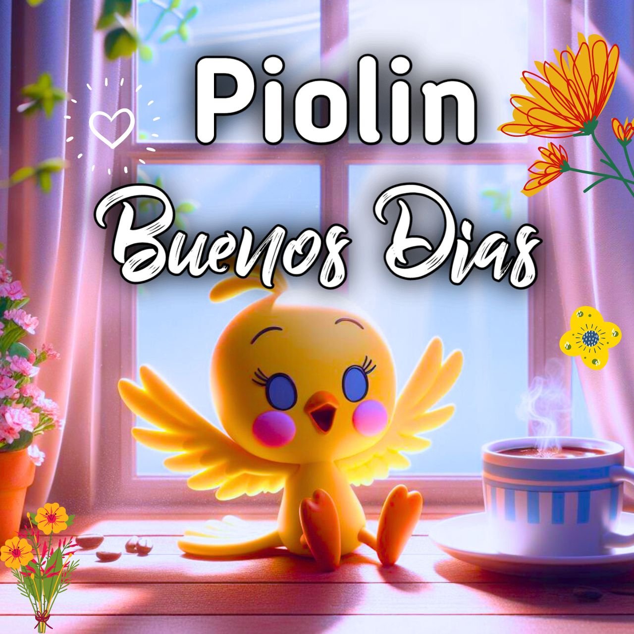 Piolin Buenos Dias Imágenes, Gif, Mensajes Y Frases 2024